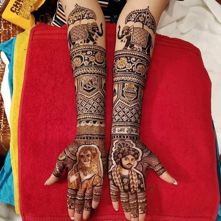 Special Teej festival mehndi design Lucknow
